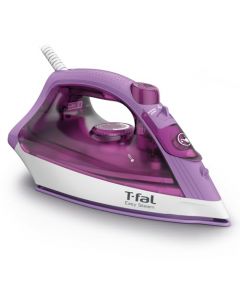 T-fal Plancha de Vapor Easy Steam, incluye Suela True Ceramic Glide para un planchado cómodo y veloz, cuenta con una potencia de 1200 W, Ideal para eliminar arrugas, Lila, FV1953X0