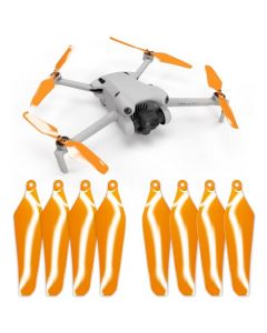 Master Airscrew Hélices Super Stealth para dji Mini 4 Pro y Mini 3 Pro - Naranja, 4 hélices en Juego