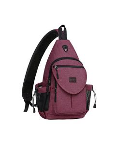 MOSISO Mochila la Honda,Lona Crossbody Mochila de Senderismo Bolsa con Bolsillo Antirrobo