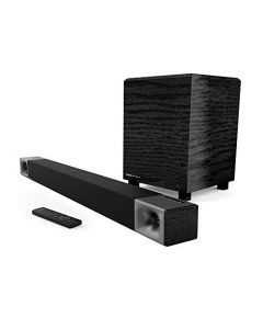 Klipsch Cinema 400 Barra de Sonido + subwoofer inalámbrico de 8 Pulgadas con HDMIARC, Negro