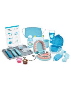 Melissa & Doug – Juego de Dentista Super Smile, Juego de Imitación de Dentadura y Accesorios Dentales (25 Piezas)