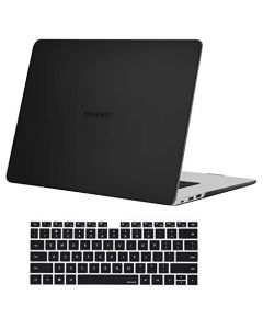 MOSISO Funda Sólo Compatible con Huawei MateBook D 15 Pulgadas 2023 2022 2021 2020 2019 Ordenador Portátil,Ultra Delgado Carcasa Rígida de Plástico&Cubierta del Teclado (USA Versión), Negro