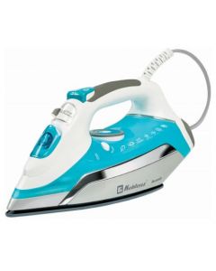 Koblenz Plancha de Vapor Koblenz Secure Keramik Pro de 1600 W y tanque de agua de 350ml con Suela Cerámica, Sistema que Evita el Sarro, Anti-clac, Cable con rotación de 360°, Aqua con Plata (PKK-750 SA)