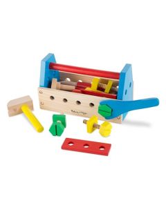 Melissa & Doug Kit de Herramientas de Madera Para Llevar, Juguete de Construcción, Juguete de Madera, Juego de Imitación