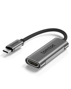 tomtoc Adaptador USB C a HDMI (4K @ 60Hz), Convertidor Thunderbolt 3 a HDMI 2.0, Cable Tipo C a HDMI, para MacBook Pro 2020/2019/2018/2017, MacBook Air/iPad Pro 2018-2020, para SamsungGalaxy S10/S9/S8