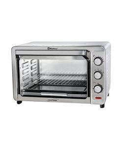 Horno Eléctrico de Convección Koblenz, 9 Rebanadas, 32 L, Timer de 60 Minutos y 3 Programas de Cocción que Permiten Asar, Gratinar, Dorar y Tostar, 1500W, 3 Accesorios, Acero Inoxidable (HKM-1500 S)