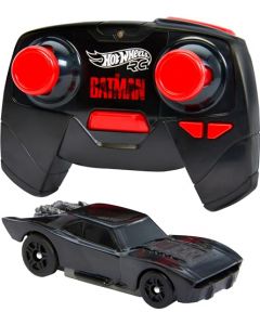 Hot Wheels - Batimóvil Rc De La Película De Batman En Escala 1:64, Coche De Juguete Con Control Remoto, Funciona Dentro Y Fuera De La Pista