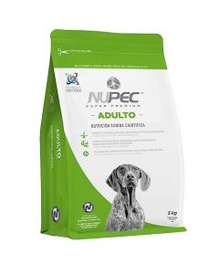 Nupec Comida para Perros, Adulto, Sabor a Carne, 5 kg (Empaque Puede Variar)