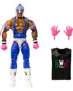 Mattel WWE Parte Superior Picks Elite Juego de Cifras de acción y Accesorios Rey Mysterio de 6 Pulgadas Coleccionable con Manos Intercambiables, Anillo y 25 Puntos de articulación