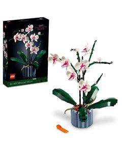 Lego® Icons 10311 Orquídeas, Flores Artificiales Decorativas, Bloques de Construcción para Adultos, Idea Regalo para Mujeres y Hombres, Decoración Hogar u Oficina (608 Piezas)