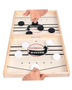 Juego de disco de honda rápida, juguete de tablero de ajedrez interactivo para padres de madera con piezas de ajedrez en blanco y negro, juguete de juego de mesa ganador, juego de mesa para adult