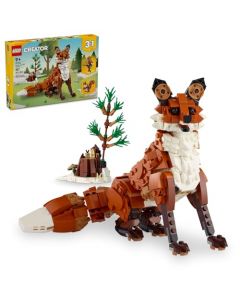 LEGO Creator Animales del Bosque: Zorro Rojo Juguete con un búho y una Ardilla 31154