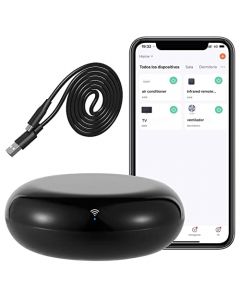 YOMYM Control Remoto Infrarrojo Inteligente Universal Wi-Fi + IR, Mando Infrarrojo Inteligente para TV, DVD, Aire Acondicionado, STB, etc, Compatible con Alexa, Google Home, IFTTT, Siri