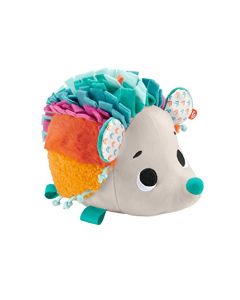 Fisher-Price Cuddle n' Snuggle - Peluche de Erizo con Sonidos y Texturas para bebés