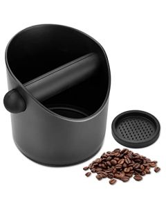 HuLuHouse®Caja de Café Espresso, con Barra ExtraíBle y Base Antideslizante que Absorbe Los Golpes, Estilo Barista Duradero para El Hogar Tienda Cocina Oficina Bar Barista