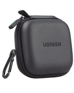 UGREEN Funda Almacenamiento para Auriculares, Mini Organizador Portátil de EVA para Cables, Estuche Rígida Impermeable para Guardar Auriculares, AirPods, Cables, Cargador, Tarjeta SD, MP3, Llaves