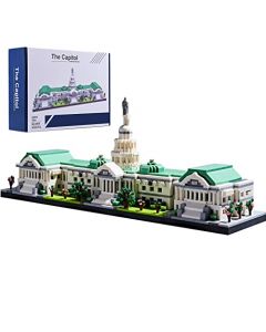 LUKHANG Gift Architecture Capitolio Building - Juego de 3630 piezas, microbloques, diseños detallados, digno de visualización, gran regalo para adultos y niños