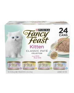 Purina Fancy Feast Tender Feast Wet Kitten Food Variety Pack - (24) 3 oz. Cans