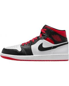 Nike - Tenis de baloncesto para hombre, negro, blanco, rojo (White/Gym Red-Black), 10.5 US