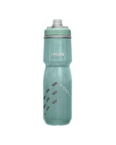 Podium Chill Bike Bottle 24oz - Insulated Squeeze Bottle, Sage Perforated