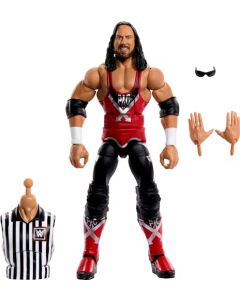 Mattel WWE Elite Collection Figura de acción SummerSlam X-Pac con Accesorio y Piezas de árbitro Build-A-Figure