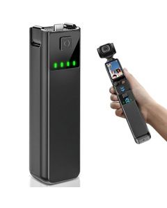 Tomat Osmo Pocket 3 Mango de batería compatible con DJI Osmo Pocket 3 Creator Combo Accesorios, batería adicional integrada de 4000 mAh 22.5 W Carga rápida, rosca reservada de 1/4