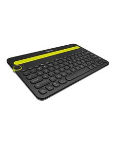 Logitech K480 Teclado Inalámbrico Multidispositivo para Windows, macOS, iPadOS, Android o Chrome OS, Bluetooth, Compacto, Compatible con PC, Mac, Laptop, Smartphone, Tablet - Negro