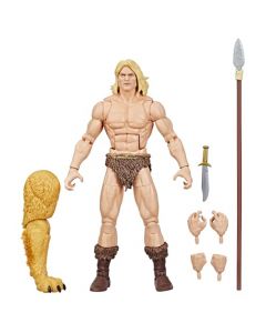 Marvel Legends Series - Ka-Zar - Figura de acción Coleccionable Inspirada en los cómics de 15 cm con Pieza de figura para armar