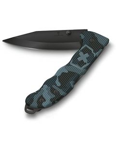 Victorinox Navaja Evoke Alox, 4 Usos, Azul Camuflaje