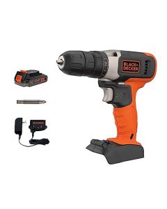 BLACK+DECKER BCD702C1 Taladro inalámbrico de litio de 20 voltios máx.