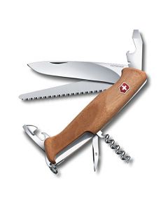 Victorinox Swiss Army RangerWood 55 Navaja multiusos de bolsillo, 130 mm