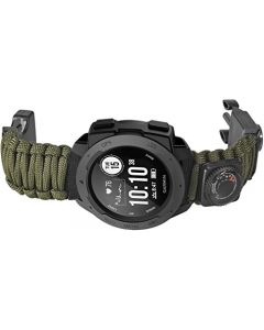 Onewly - Correa de reloj compatible con Garmin Instinct, cuerda de supervivencia al aire última intervensión de 22 mm para Garmin Instinct 2 solar, táctica, marea, esports, instinto solar