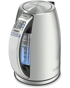 Cuisinart CPK-17 PerfecTemp Tetera eléctrica inalámbrica de acero inoxidable de 1.7 litros