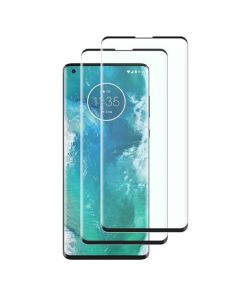 Para Motorola Moto Edge 50 Fusion 5G Protector de Pantalla vidrio templado cobertura completa[2 Piezas], 3D Curved, Anti-rasguños, Dureza 9H, Mica de Cristal Vidrio Templado para Motorola Edge 50 Fusion