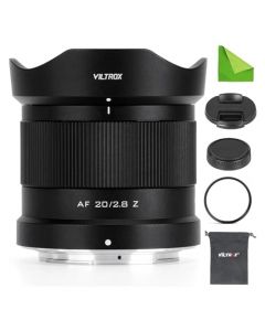 VILTROX 20mm F2.8 f/2.8 Z-Mount, Lente de Enfoque automático Gran Angular de fotograma Completo para cámaras Nikon Z-Mount ZF Z8 Z9 Z6 Z7 Z6II Z7II Z5 Z5II ZFC Z30