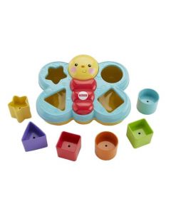 Fisher-Price Juguete para Bebés Mariposa De Bloques Divertidos para bebés de 6 Meses en adelante