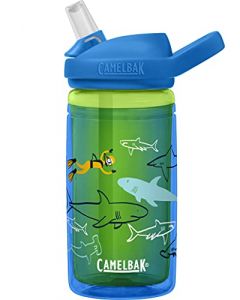 CamelBak Eddy+ Kids Botella de agua sin BPA con pajita, 14 onzas