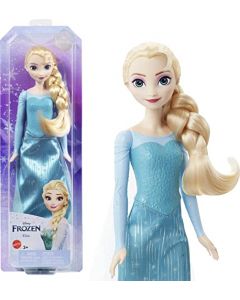 Disney Frozen Elsa Muñeca con look reina de hielo, juguete +3 años (Mattel HLW47)