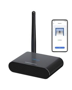 Abridor de puerta de cochera inteligente con antena externa, compatible con Amazon Alexa, SmartThings, controla hasta 3 puertas individuales (con 2 sensores de puerta)