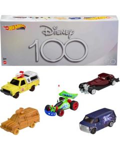 Hot Wheels Collector Vehículo de Colección Bundle Disney 100th a Escala 1:64 para Adultos de 18 años en adelante