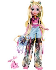 Monster High Muñeca Lagoona Nuevo Look para niñas de 4 años en adelante