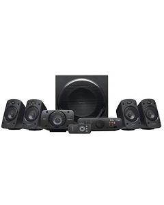 Logitech Z906 5.1 Sistema de Audio con Sonido Envolvente THX, Certificado Dolby&DTS, 500 W RMS, Multi-Dispositivos, Entradas Audio Múltiples, PC/PS4/Xbox/TV/Móvil/Tablet - Negra