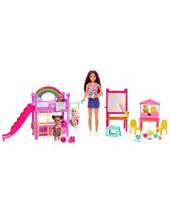 Barbie Set de Juego Skipper Día de Cuidado para niñas de 3 años en adelante