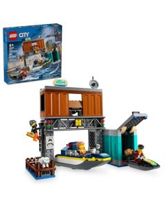 LEGO City Lancha de Policía y Guarida de los Ladrones Juguete 60417