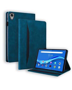 Vaitasy Funda para Samsung Galaxy Tab A9 Plus de 11 Pulgadas 2023 con Portalápiz, Organizador de Tarjetas y Estilo Cartera, Soporte Multiángulo Carcasa Protectora Cuero - Azul