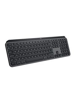 Logitech MX Keys S Teclado inalámbrico, bajo Perfil, preciso y silencioso, Teclas programables, retroiluminado, Bluetooth, USB C Recargable, para Windows PC, Linux, Chrome, Mac-Negro, Teclado español