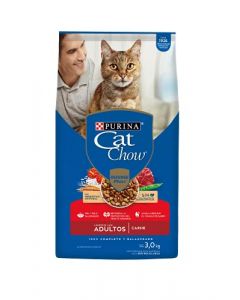 Purina Cat Chow Adultos Carne DP 3kg (AEGIS) MX