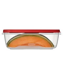 Rubbermaid Easy Find - Tapa con Tapa de Color Rojo (8,5 Tazas), 2