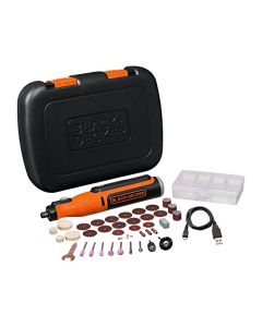 BLACK+DECKER Herramienta Rotativa 8V con 35 Accesorios BCRT8K35-B3