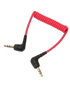 Cable de Micrófono TRS a TRS de 3,5 Mm, Cable de Conexión TRS de 3,5 Mm para BOYA para Rode SC2 para Galaxy Note 8 9 para Deity Video Microphone para Rode VideoMicro